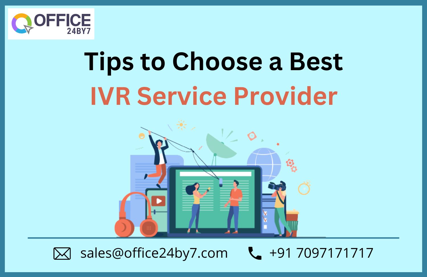 article cover - Tips to Choose a Best IVR Service Provider