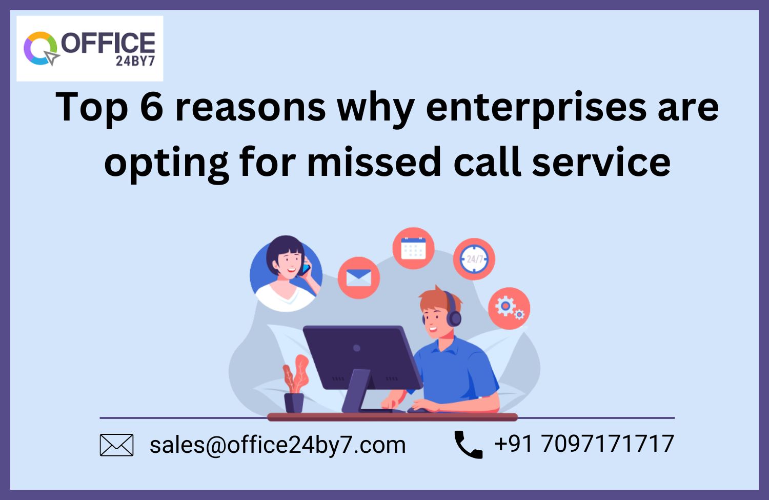 article cover - Top 6 reasons why enterprises are opting for missed call...