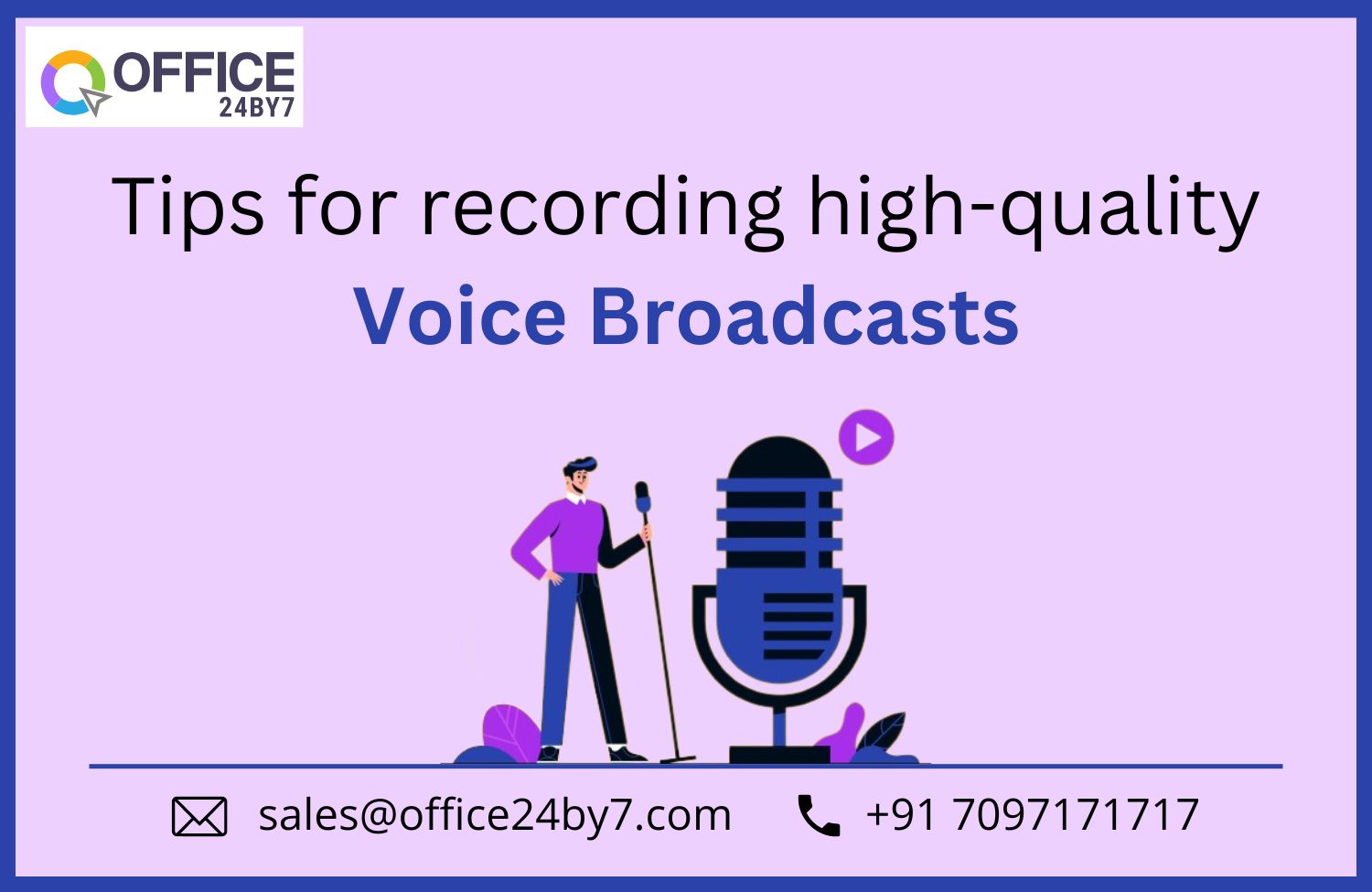 article cover - Tips for recording high-quality voice broadcasts