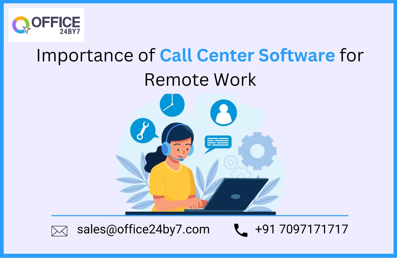 article cover - Importance of Call Center Software for Remote Work