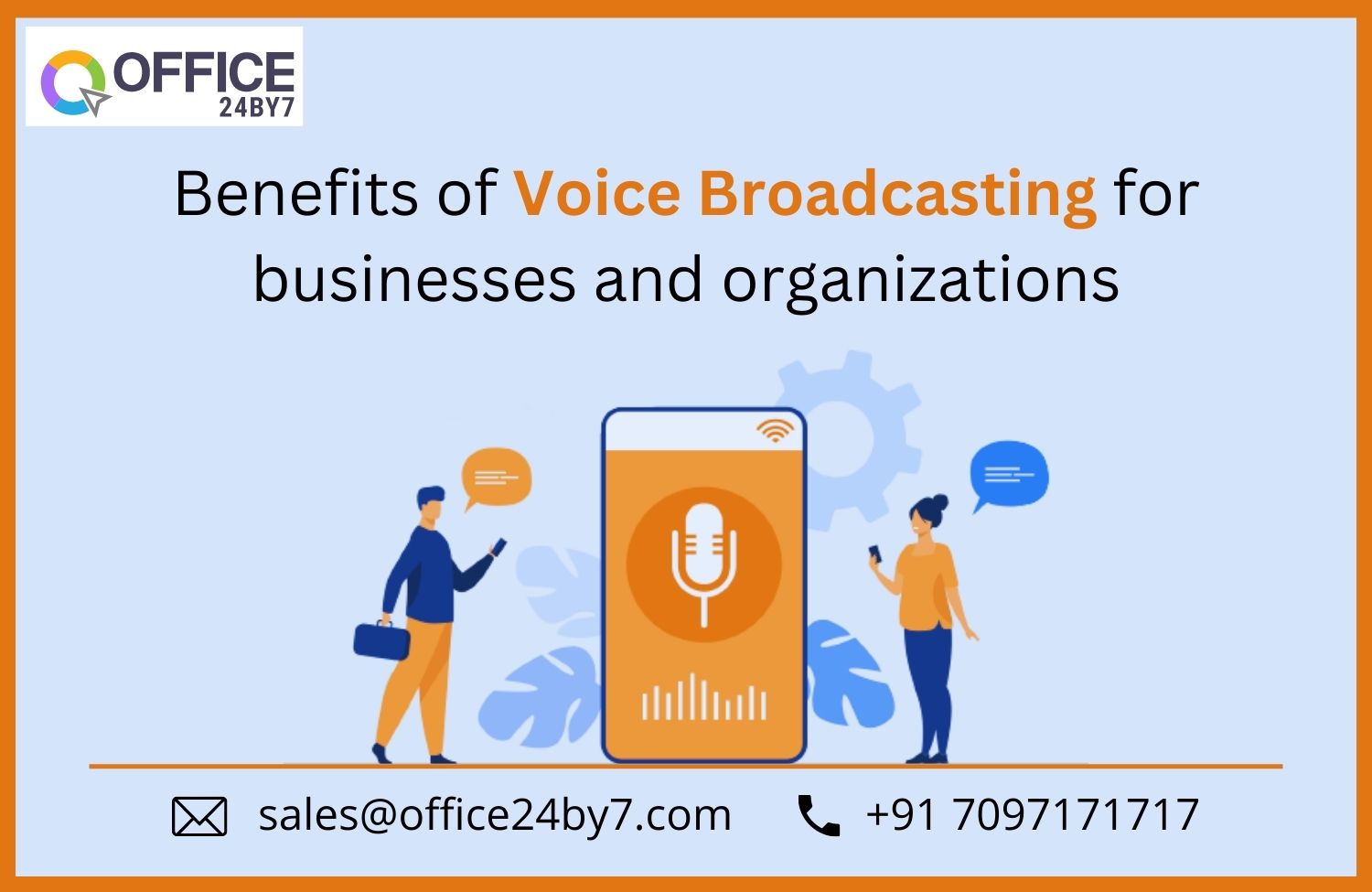 article cover - Benefits of Voice Broadcasting for businesses and...