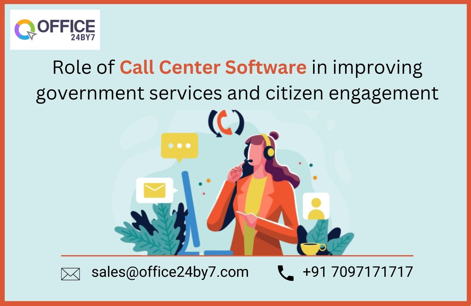 article cover - Role of Call Center Software in improving government...