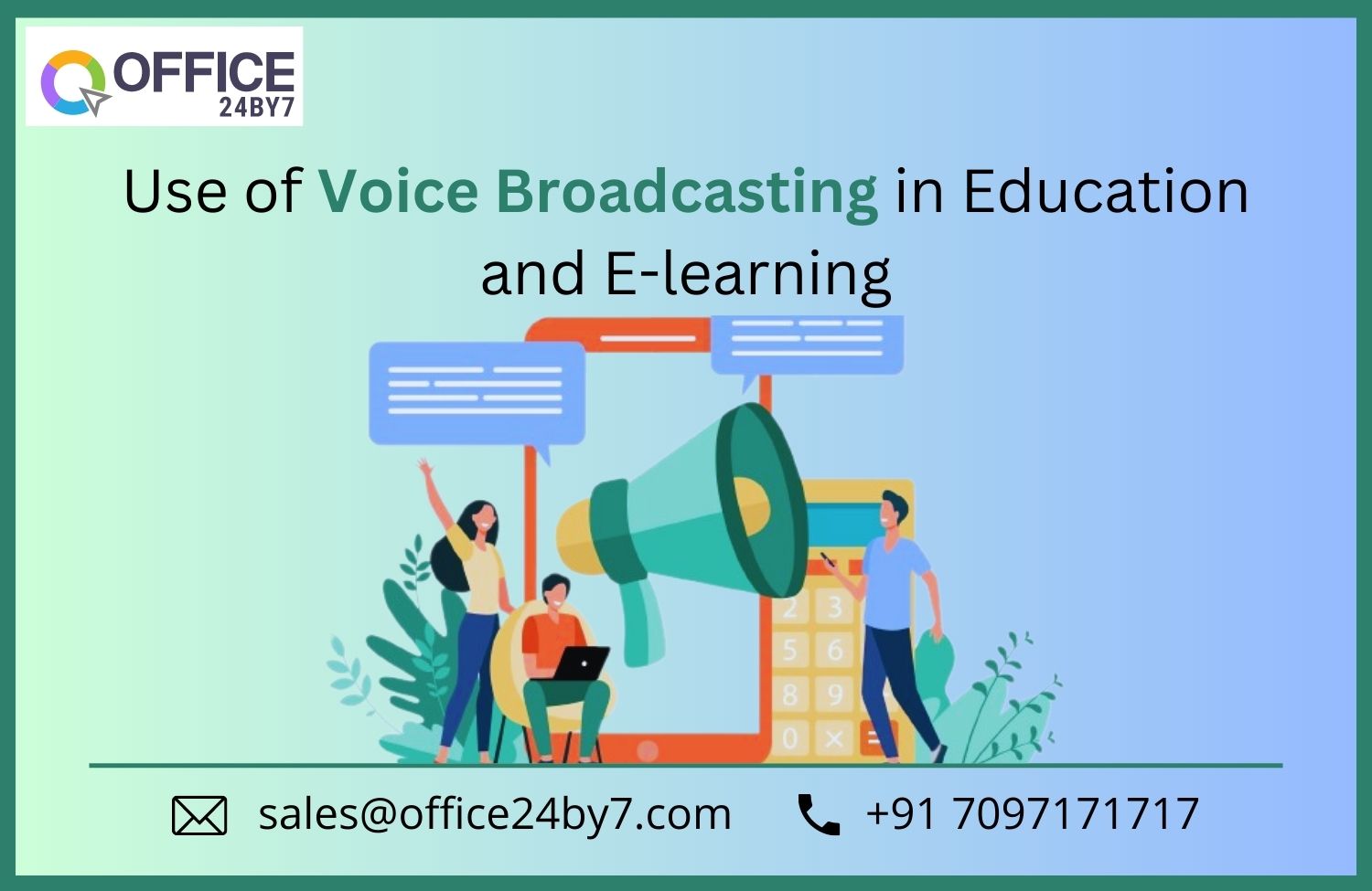 article cover - Use of Voice Broadcasting in Education and E-learning