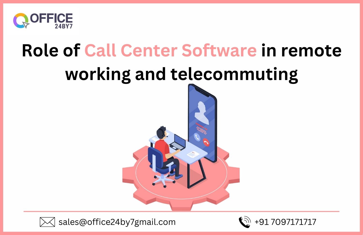 article cover - Role of Call Center Software in remote working and...