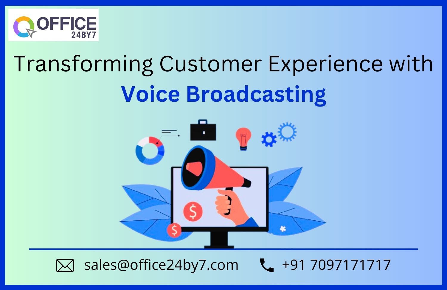 article cover - Transforming Customer Experience with Voice Broadcasting