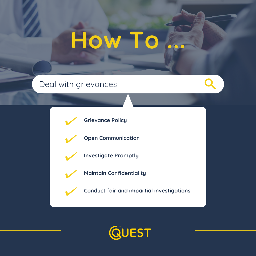 article cover - How to deal with grievances by Helen Doherty