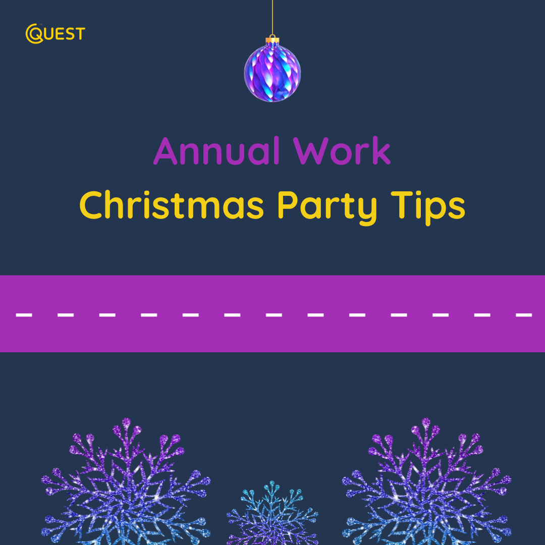 article cover - Annual Work Christmas Party Tips - By Helen Doherty