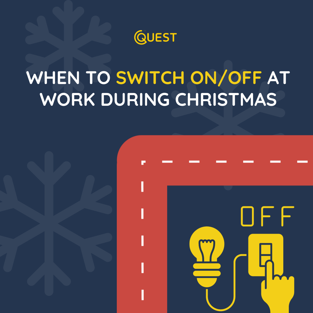article cover - When to switch on/off at work during Christmas - By Naomi...