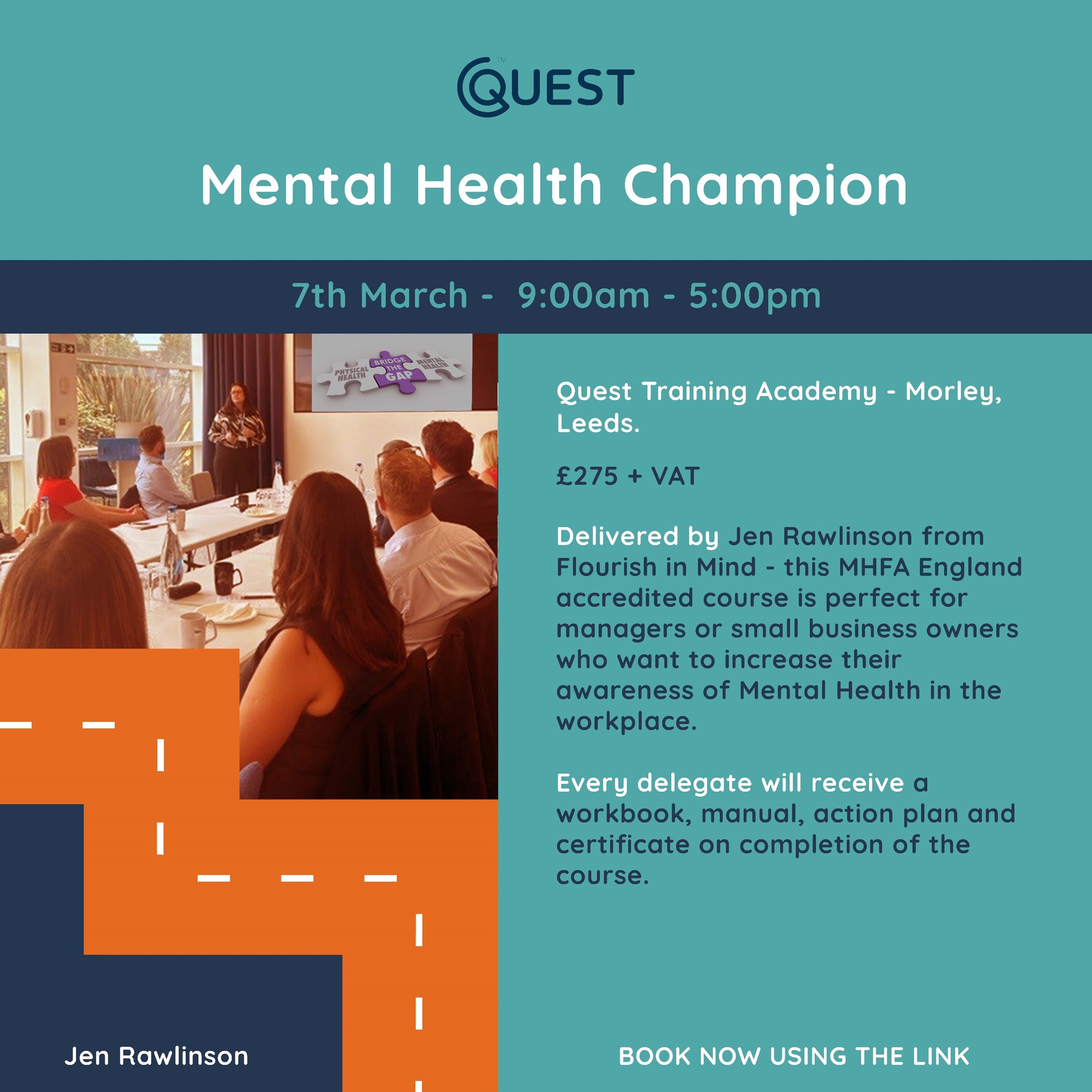 article cover - Mental Health Champion course