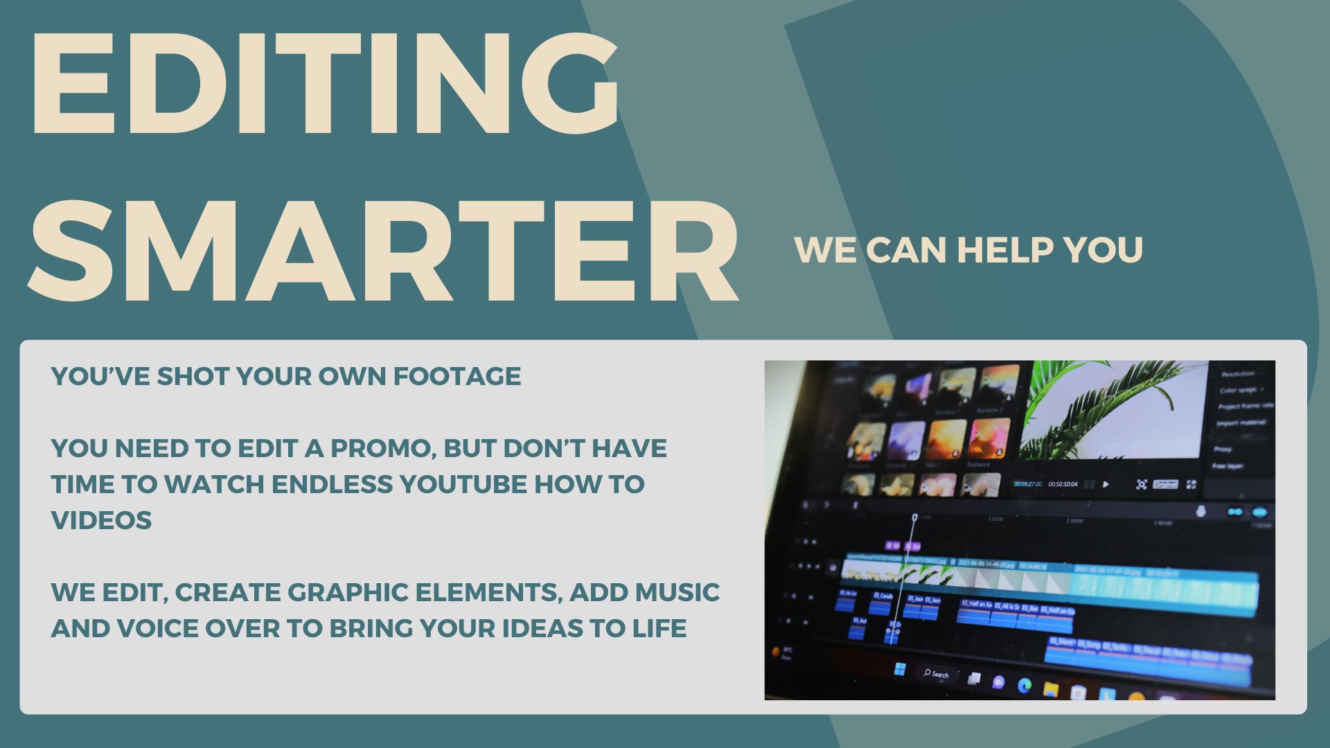 article cover - Editing Smarter