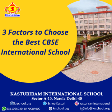 article cover - 3 Factors to Choose the Best CBSE International School
