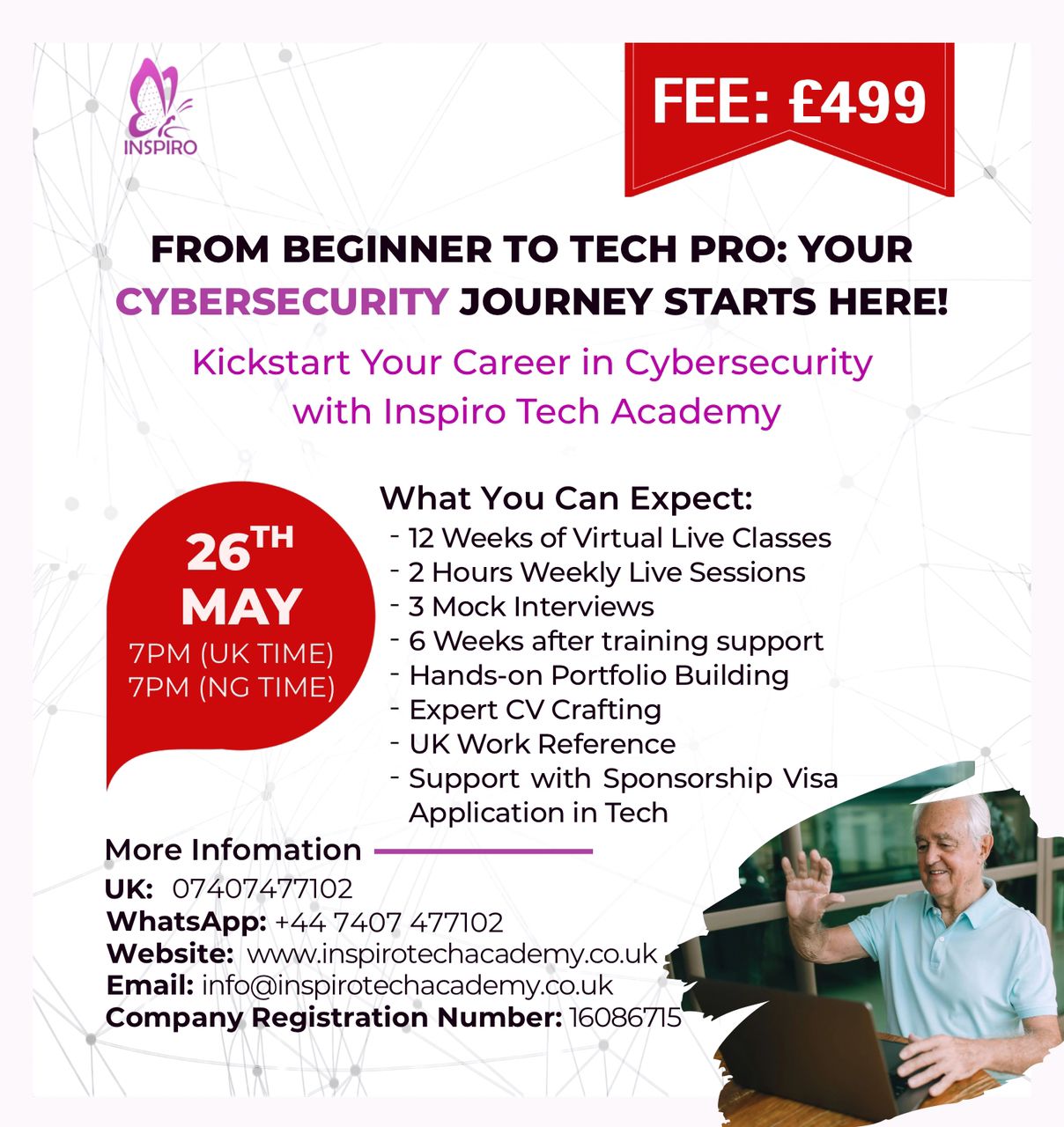 article cover - Cybersecurity virtual course with internship opportunities