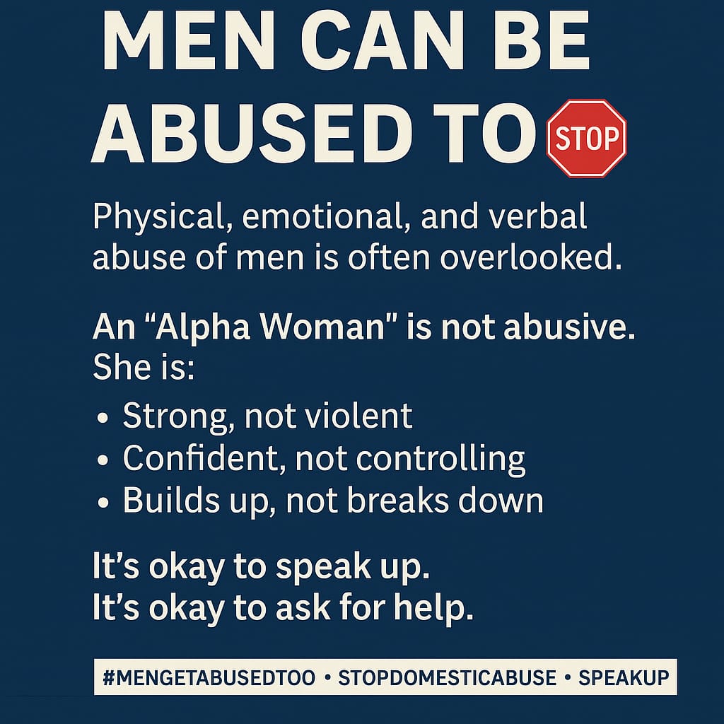 article cover - MEN ARE ALSO VICTIMS
