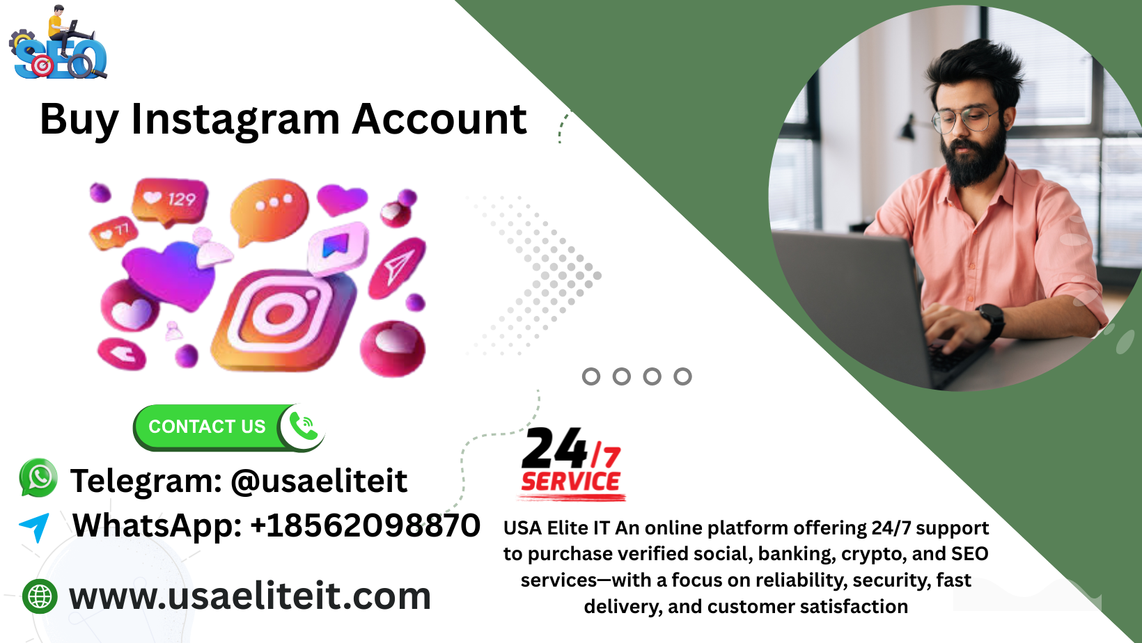 Top 5 Best Websites for Buy Instagram Account Quickly - Professionals UK