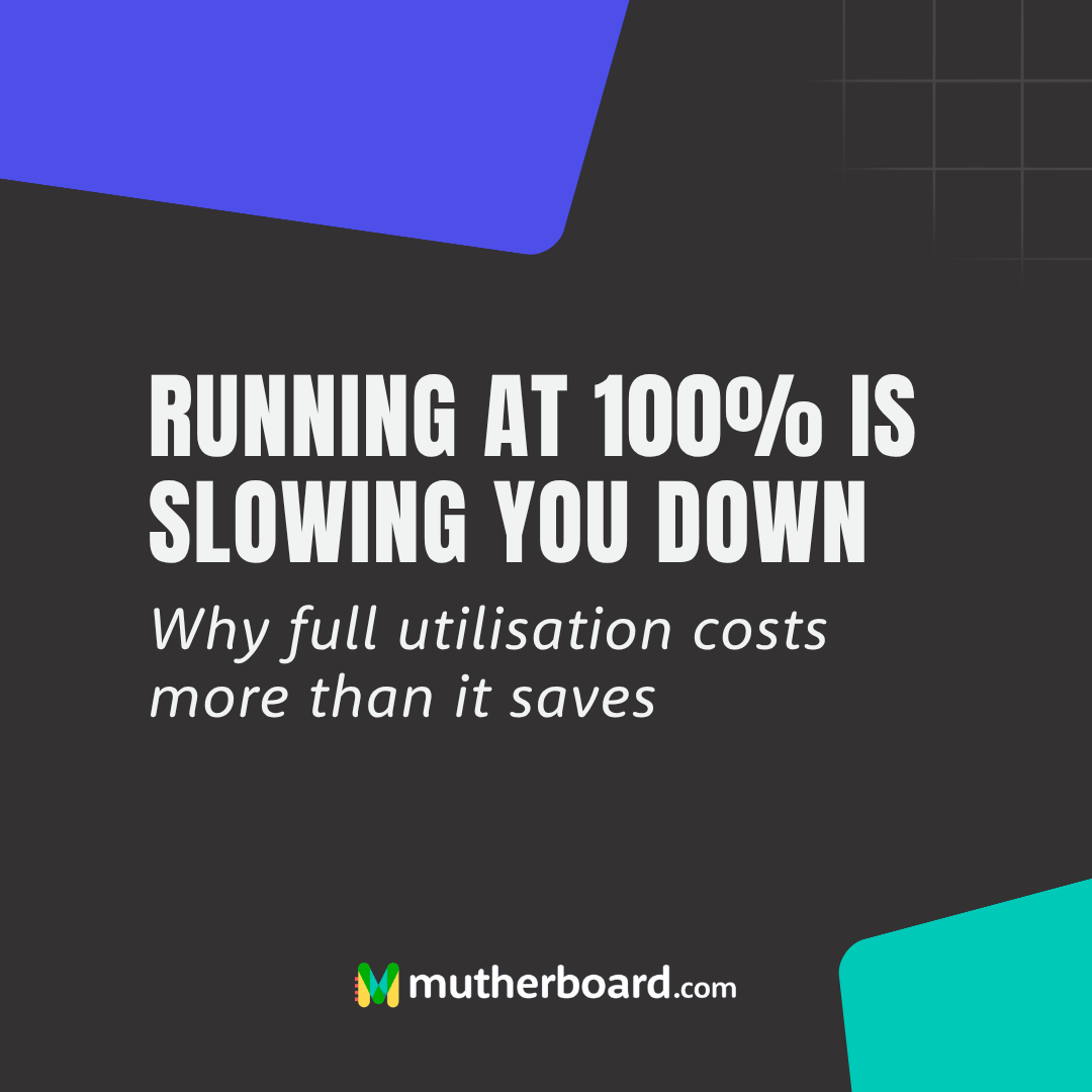 article cover - Running at 100% Is Actually Slowing Your Team Down