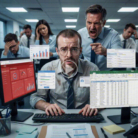 Video for My team helps firms cut admin ROI with AI. We get...